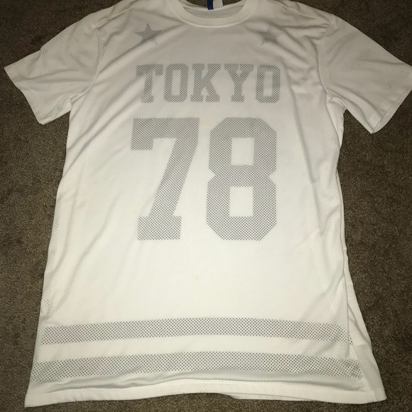 White Mesh Jersey - Picture 1 of 4